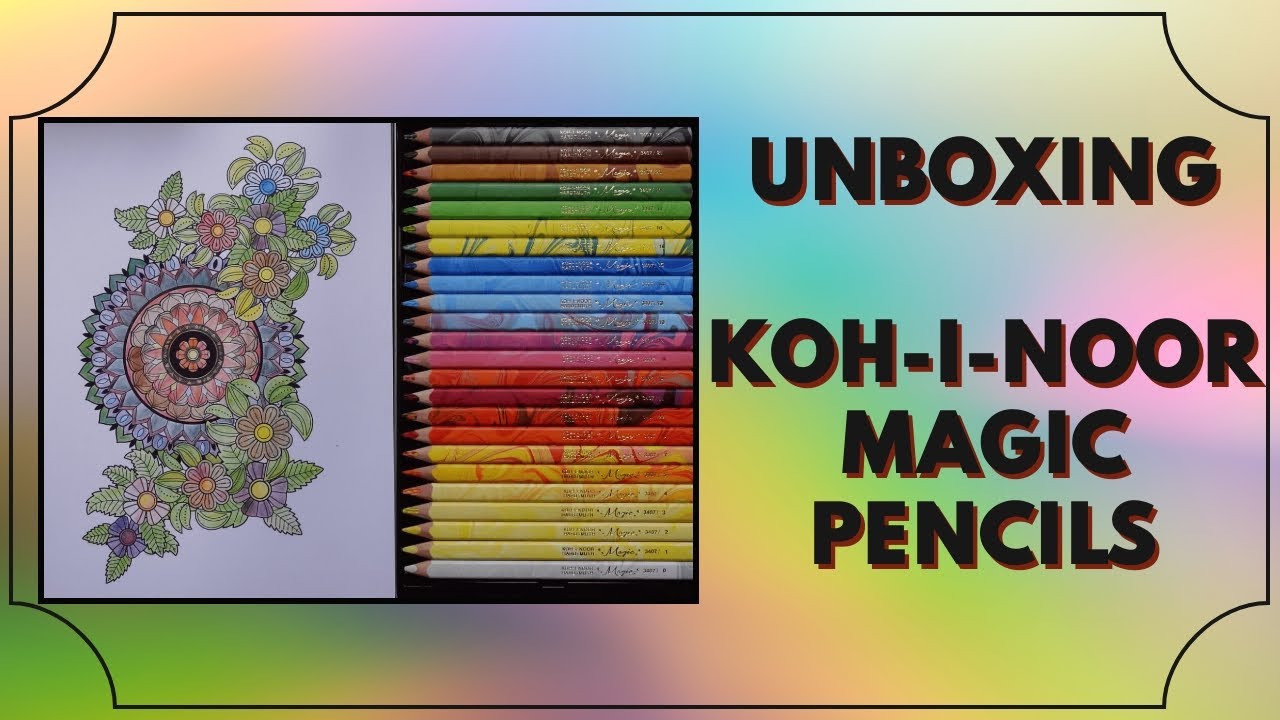 Unboxing and testing Koh-i-Noor Magic Pencils