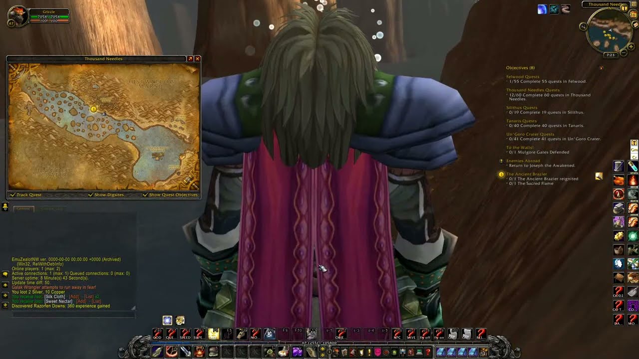 WOW Cata Quest 'The Ancient Brazier - 25762' Horde on a PS