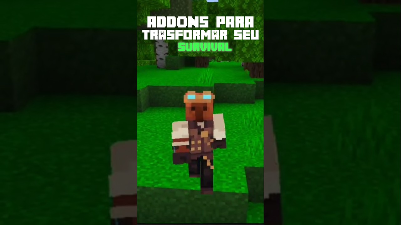 MELHORES ADDONS PARA TRANSFORMAR SEU MUNDO SURVIVAL NO MINECRAFT BEDROCK! #minecraft #addon #viral