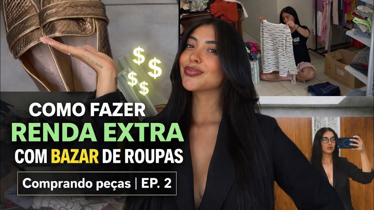Como ganhar dinheiro com bazar | Episódio 2 (Rotina real) renda extra em casa 🏠 