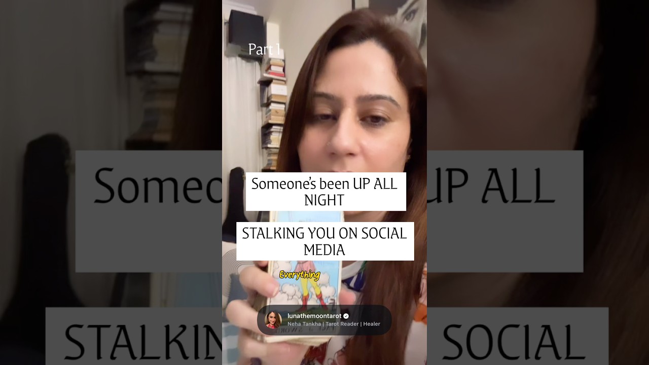 SOMEONES BEEN UP ALL NIGHT STALKING YOU part 1 #tarot #tarotreading