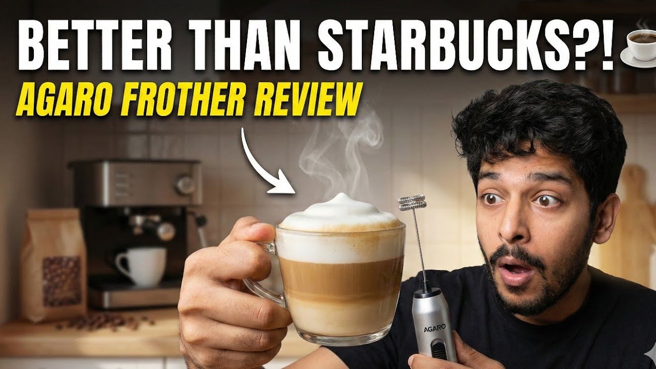Agaro Coffee & Milk Frother Review: Is It Worth It? ☕ Make Café-Style Coffee at Home!