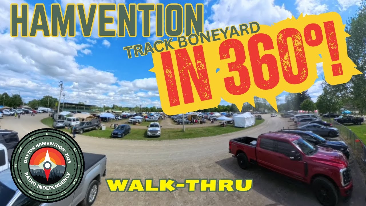 Dayton Hamvention Flea Market at the track | 360° view
