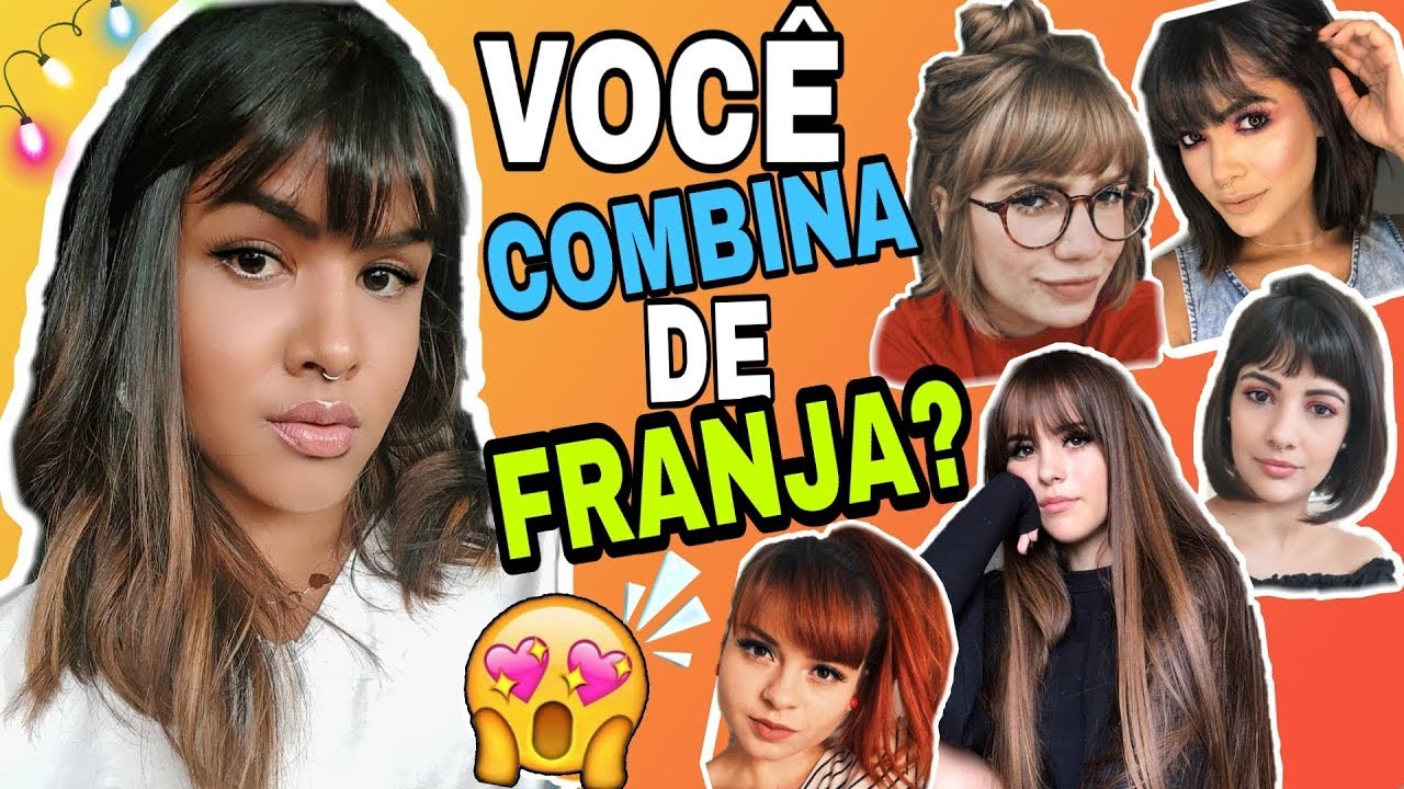 ROSTO E CABELO QUE FICA UM LACRE DE FRANJINHA