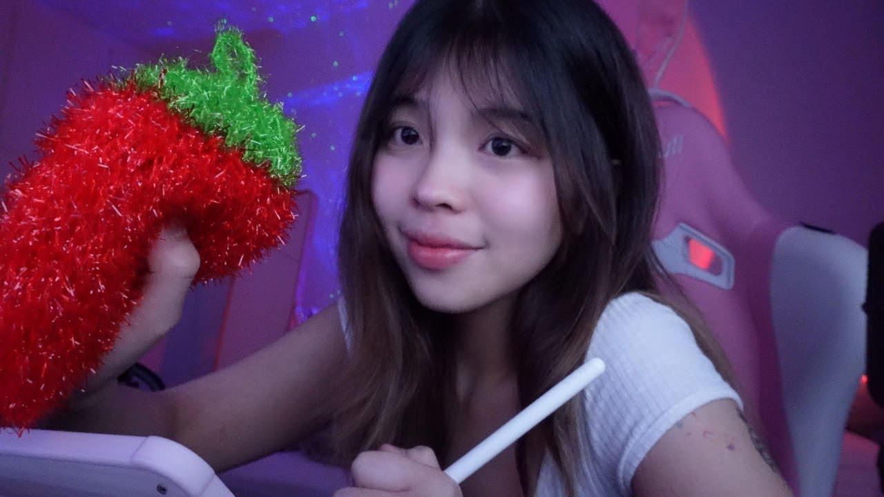 ASMR Giving you The TINGLES while I'm Studying!