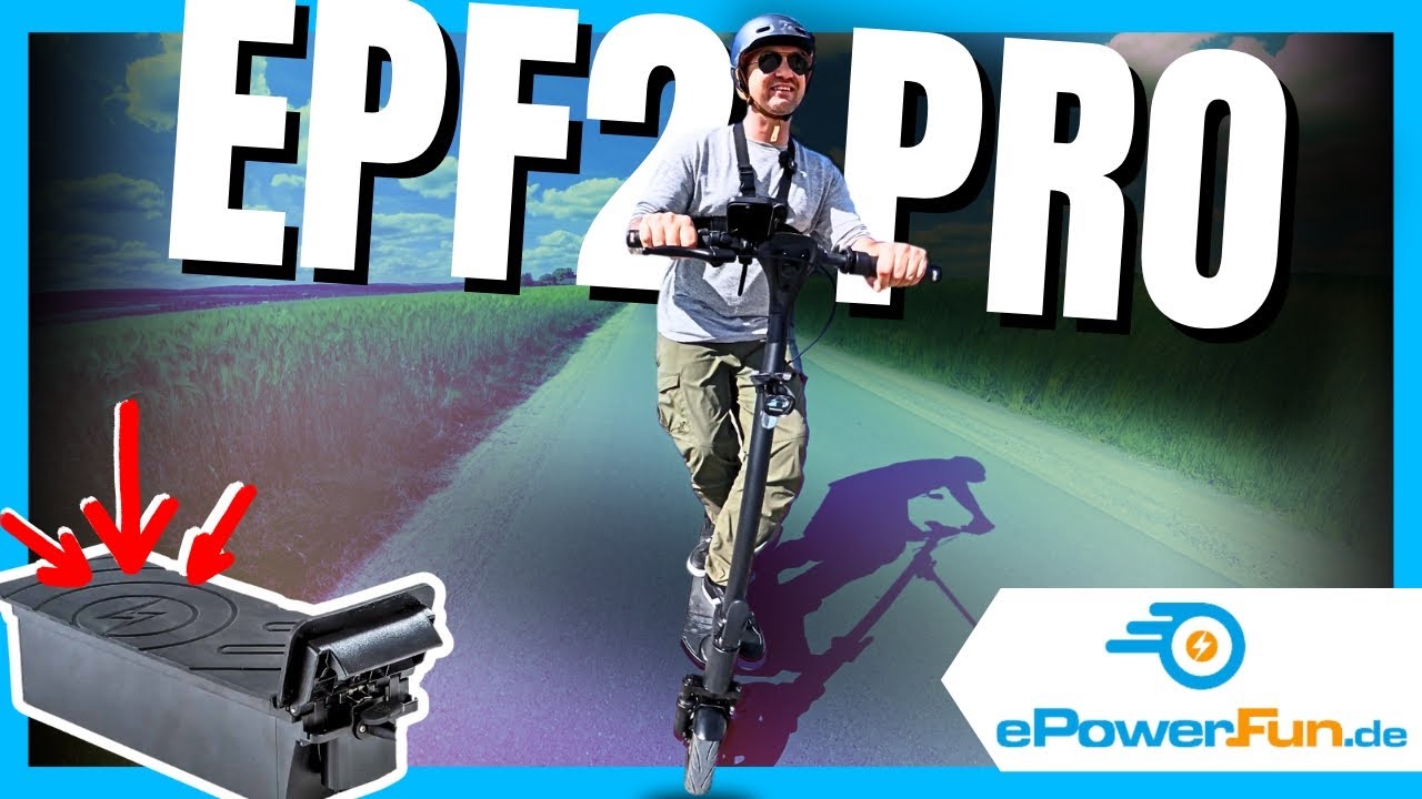ePF2 Pro Testfahrt 🛴 Wie gut ist die neue Vollfederung mit Wechselakku wirklich? 🔥 #escooter #test