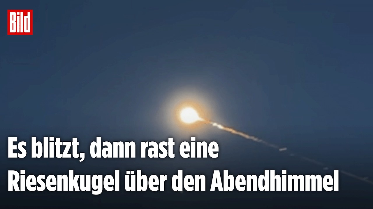 Meteoriten &uuml;ber Deutschland: Feuerkugel besch&auml;digt H&auml;user in Rheinland-Pfalz