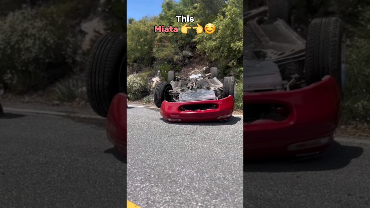 The Cutest car crash ever ❤️&zwj;🩹☺️  #mazda #miata #jdm #cutest #carcrash
