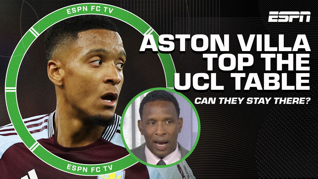 Aston Villa at the TOP of the Champions League table 👏 Stewart Robson BELIEVES in Villa! | ESPN FC