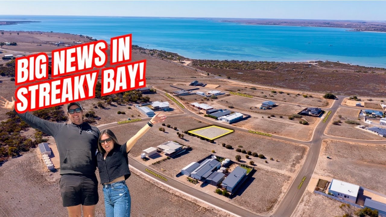 Caravanning across Australia! Exciting News in Streaky Bay and Leaving SA!
