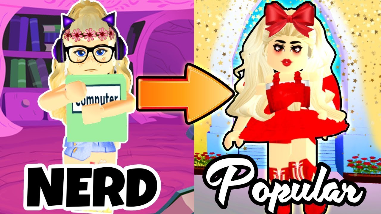 FROM NERD TO MOST POPULAR GIRL IN SCHOOL! A ROBLOX STORY