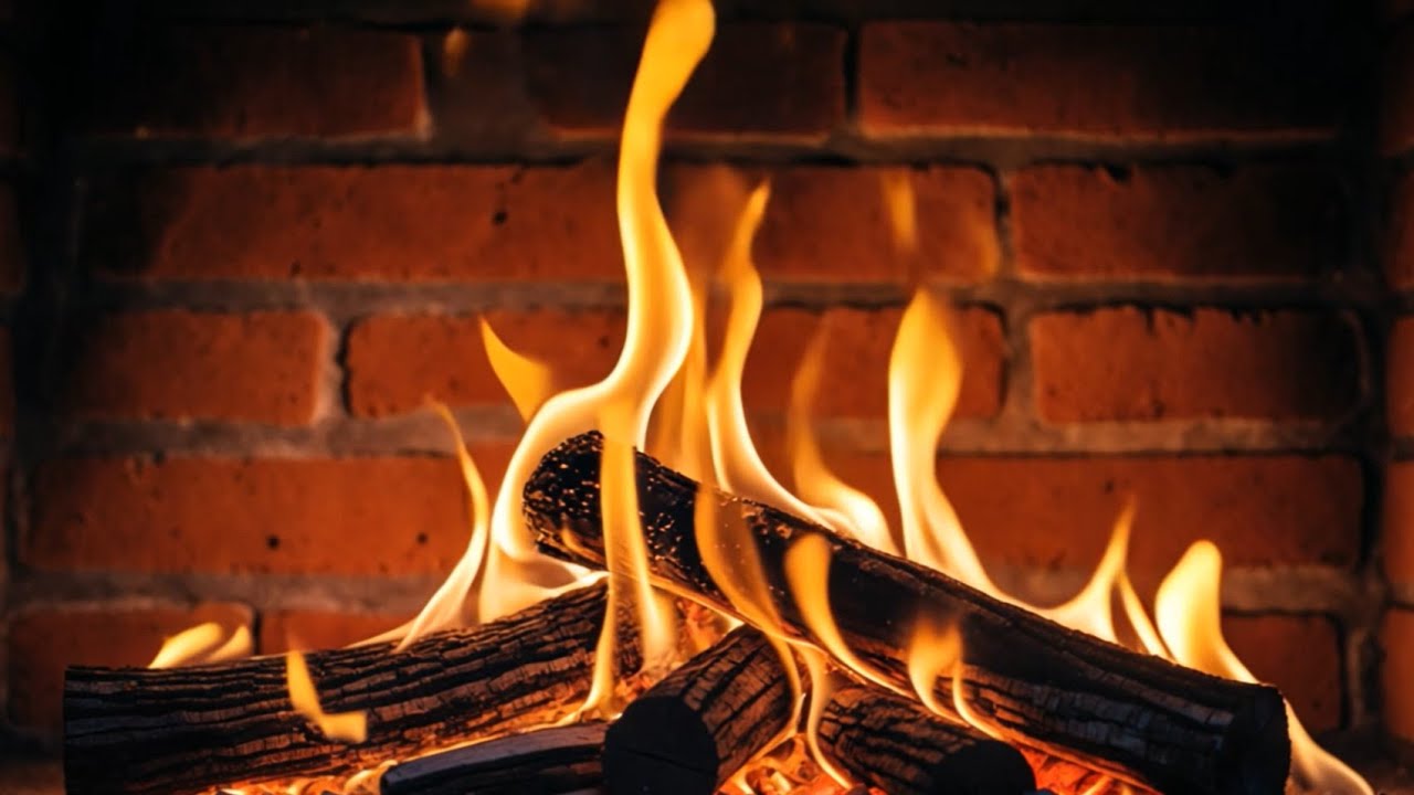 Golden Hearth Glow | 12H Crackling Fireplace Ambience for Relaxation, Sleep & Winter Comfort