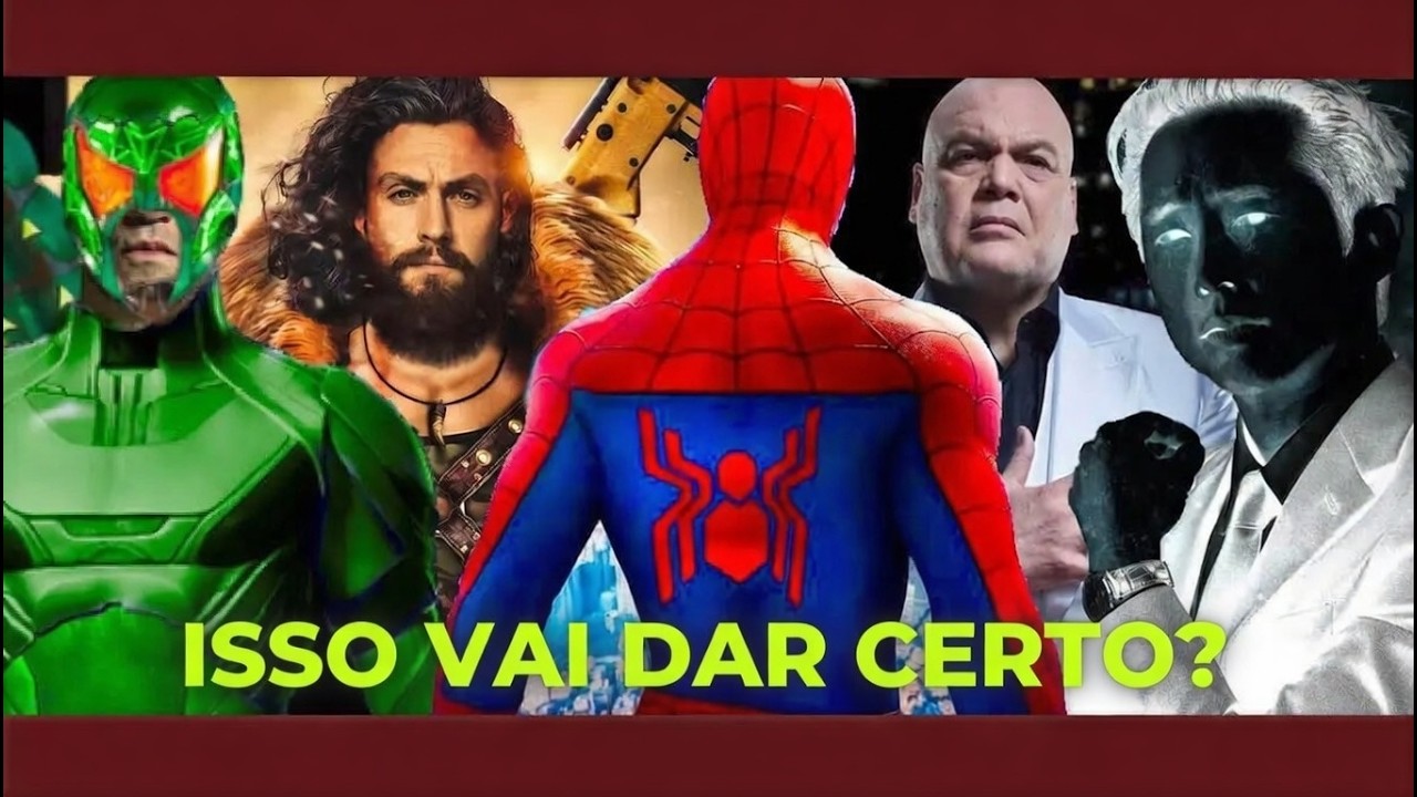 😱 9 VILÕES NO NOVO FILME DO HOMEM-ARANHA? O MCU PODE TER IDO LONGE DEMAIS!