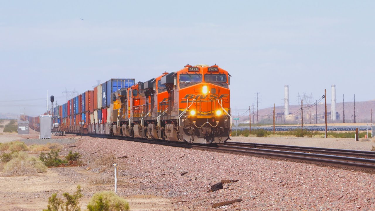 Railfanning from Ash Hill to Daggett 9-01-2023