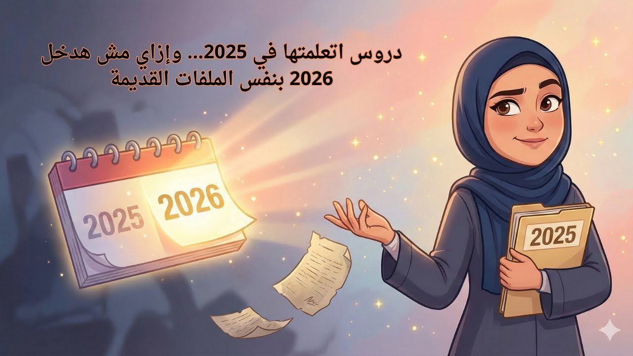 قفلي ملفات 2025… دي دروس مش هتتكرر تاني!