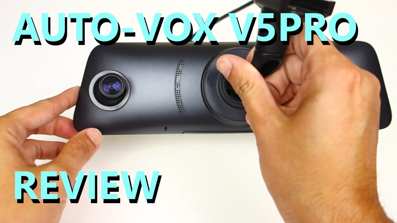 AUTO-VOX V5PRO Review - New 2020 2 Channel Rear View Mirror Dash Cam