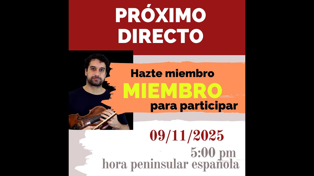 DIRECTO Clase Online Videollamadas con los Miembros
