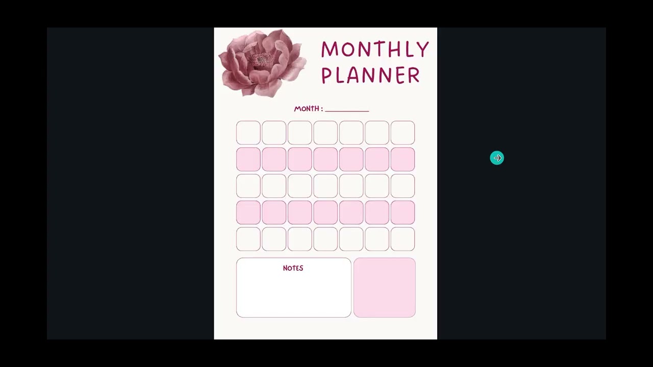 Digital Planner & Journal 2026 | Minimal Floral Design