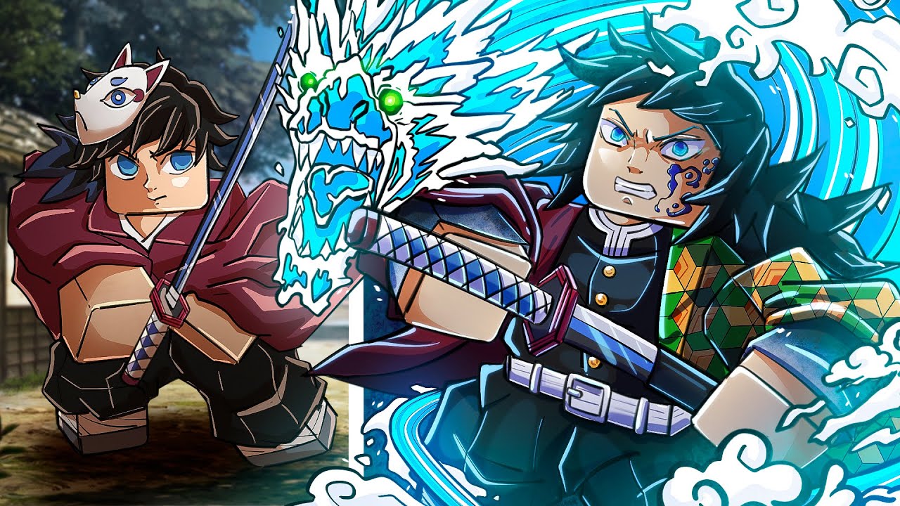 Surviving as GIYU TOMIOKA in Demon Slayer Roblox!