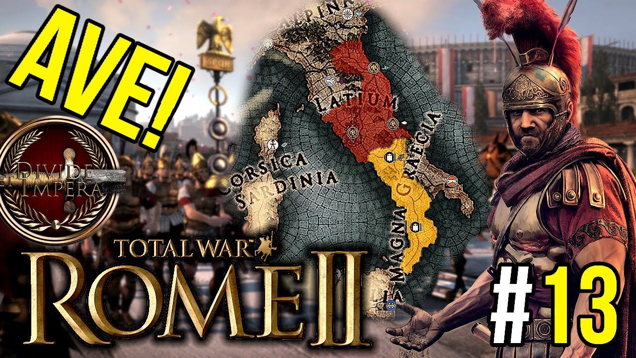 Czy podbijemy SYCYLIĘ? *KAMPANIA RZYMEM* | Total War: ROME 2 - Divide et Impera | #13