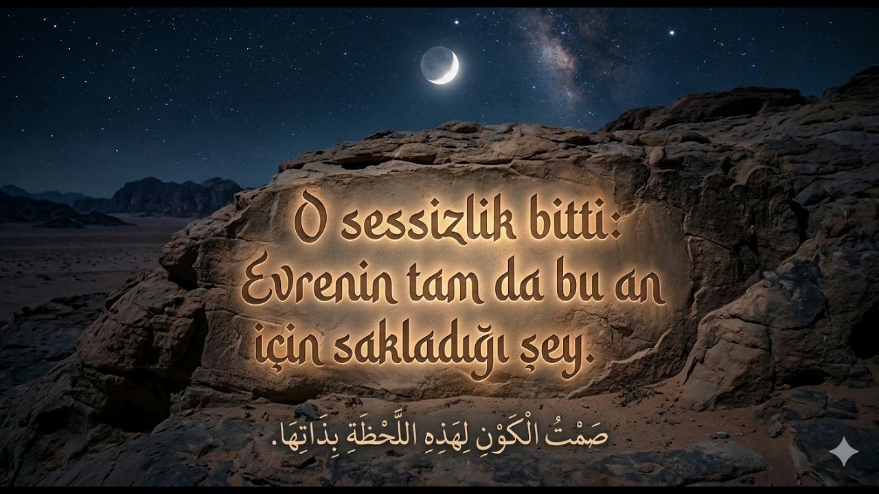 🌑 Sessizlik sona erdi: Evren tam bu an için neler saklıyor acaba...?