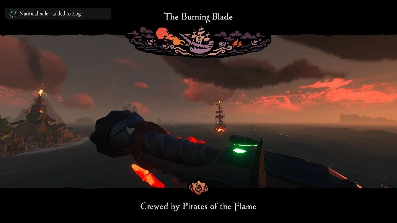 Sea Of Thieves Sinking burning blade