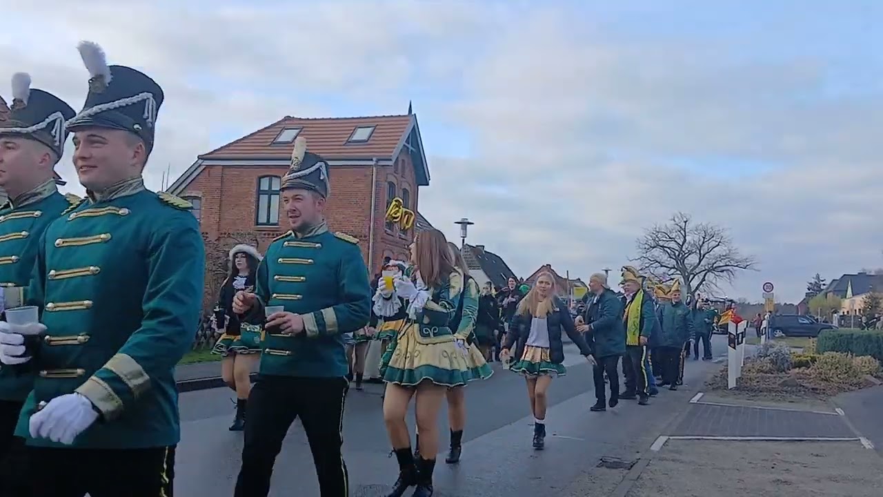 Dabel – 70. Karneval Umzug & viele andere Karnevals Clubs waren dabei. Auch der aus Sternberg /  DPT