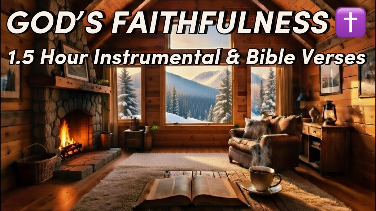 God’s Faithfulness | 1.5 Hour Bible Verses & Ambient Music for Peace, Prayer & Sleep