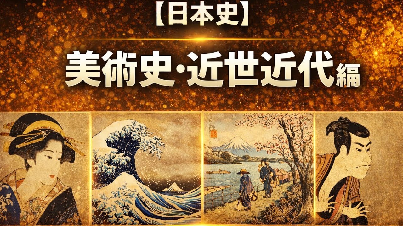 【日本史】美術史（桃山文化〜大正文化）で差がつく。