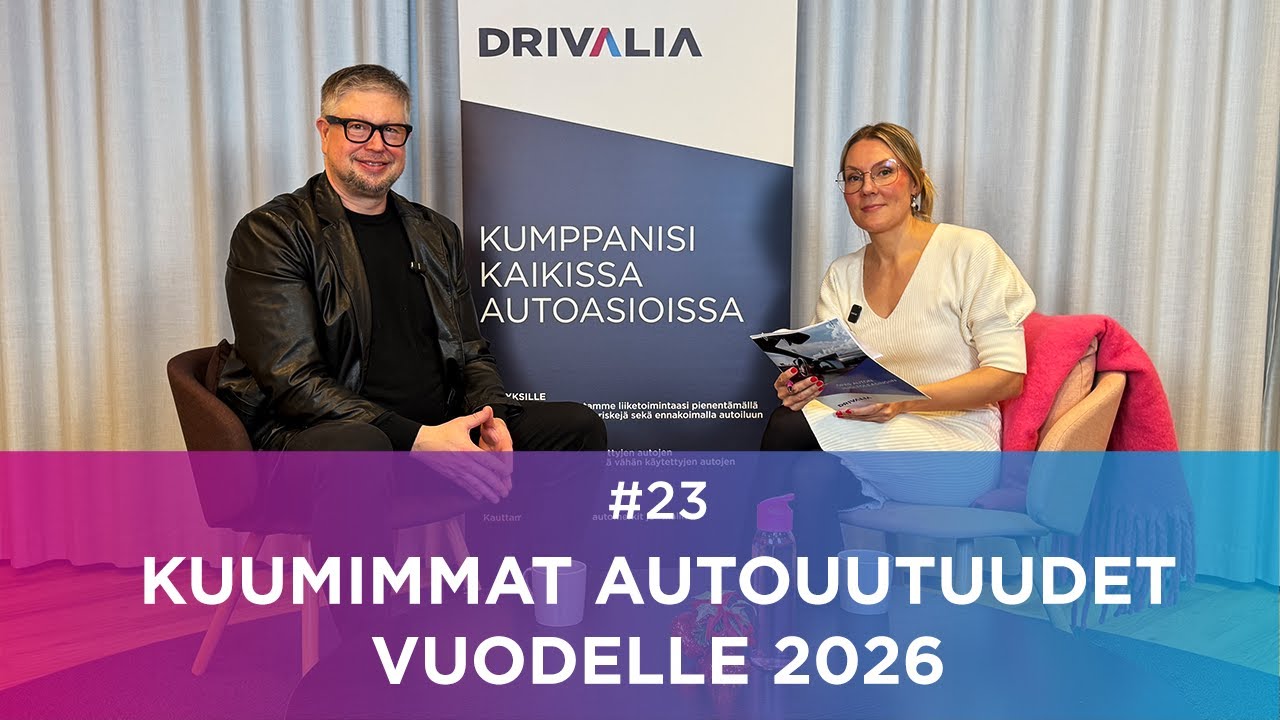 Uusimmat automallit vuodelle 2026