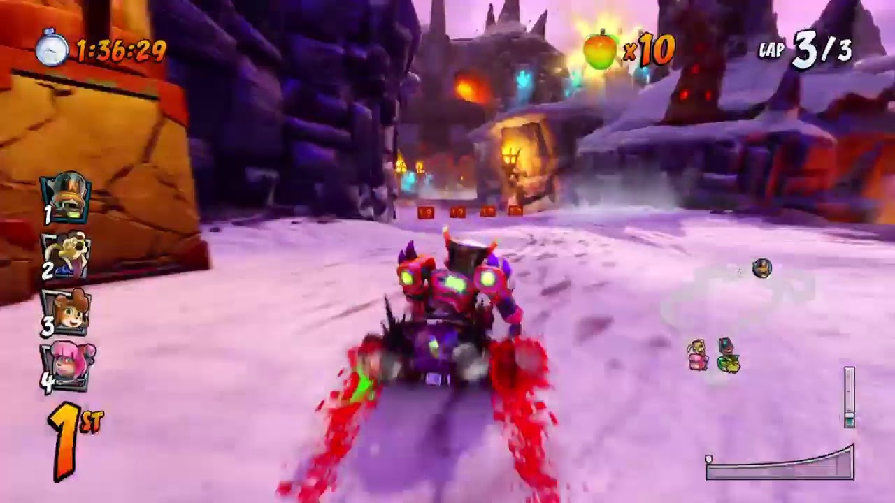 CRASH TEAM RACING codzienne wyzwania 25.01.20 gameplay PS4 PRO Raptor10111