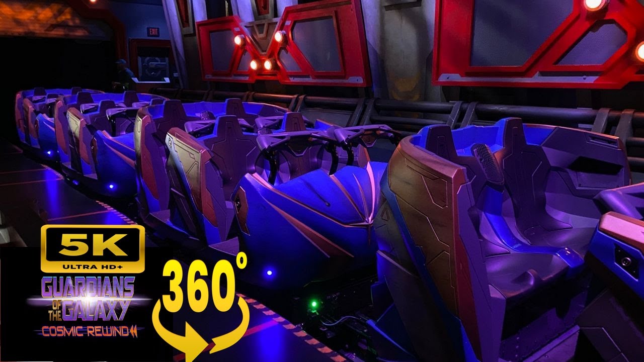 Guardian Of The Galaxy: Cosmic Rewind (I Ran) |EPCOT | 360 5K POV
