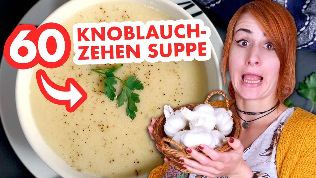 60 Knoblauchzehen! 🔥Ich teste die virale TikTok Suppe!