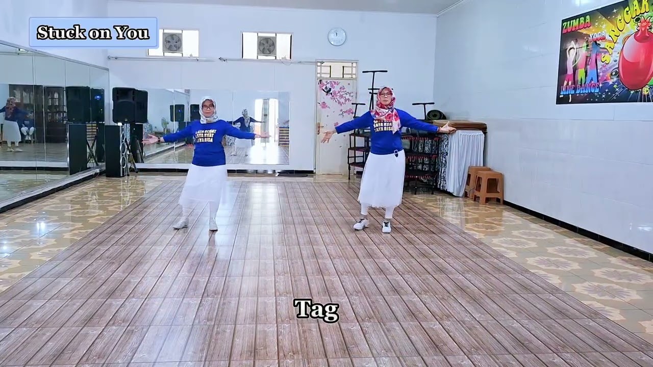 STUCK ON YOU - LINE DANCE