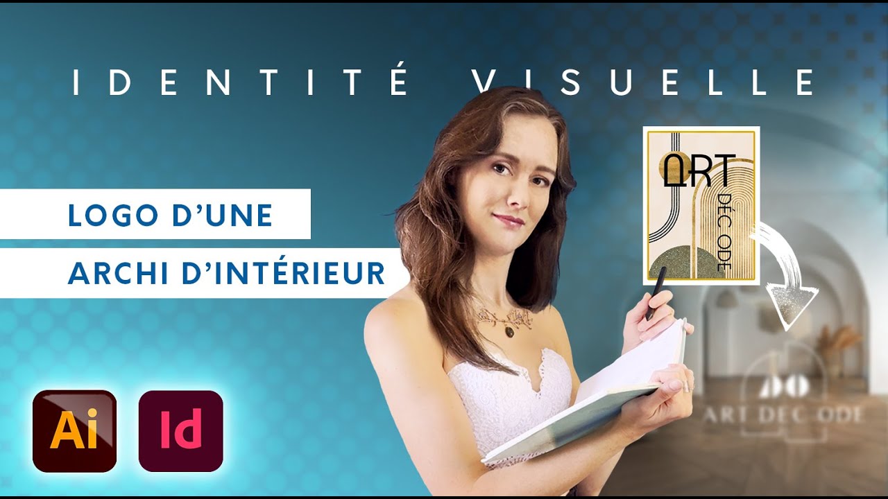 Comment j’ai dessiné le LOGO et l’identité d’une archi d’intérieur - ILLUSTRATOR - IN DESIGN