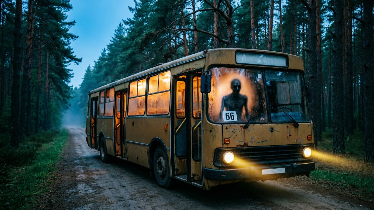 ПРИЗРАЧНЫЙ автобус ИКАРУС ездящий ТОЛЬКО до остановки ПОСЛЕДНЯЯ ночь [РАССКАЗ—ТРИЛЛЕР]