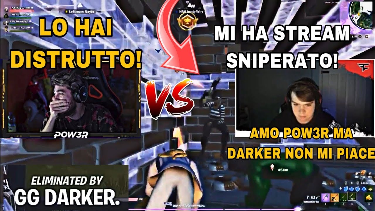 Mongraal SCLERA in LIVE dopo esser stato KILLATO da DARKER della SQUAD di POW3R ed INSULTANDOLO!