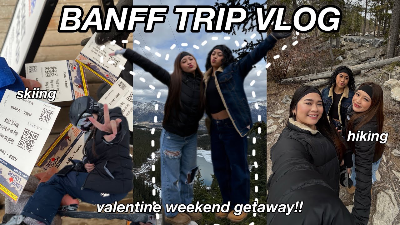 BANFF VLOG 🏔️ hiking, skiing, & hanging out