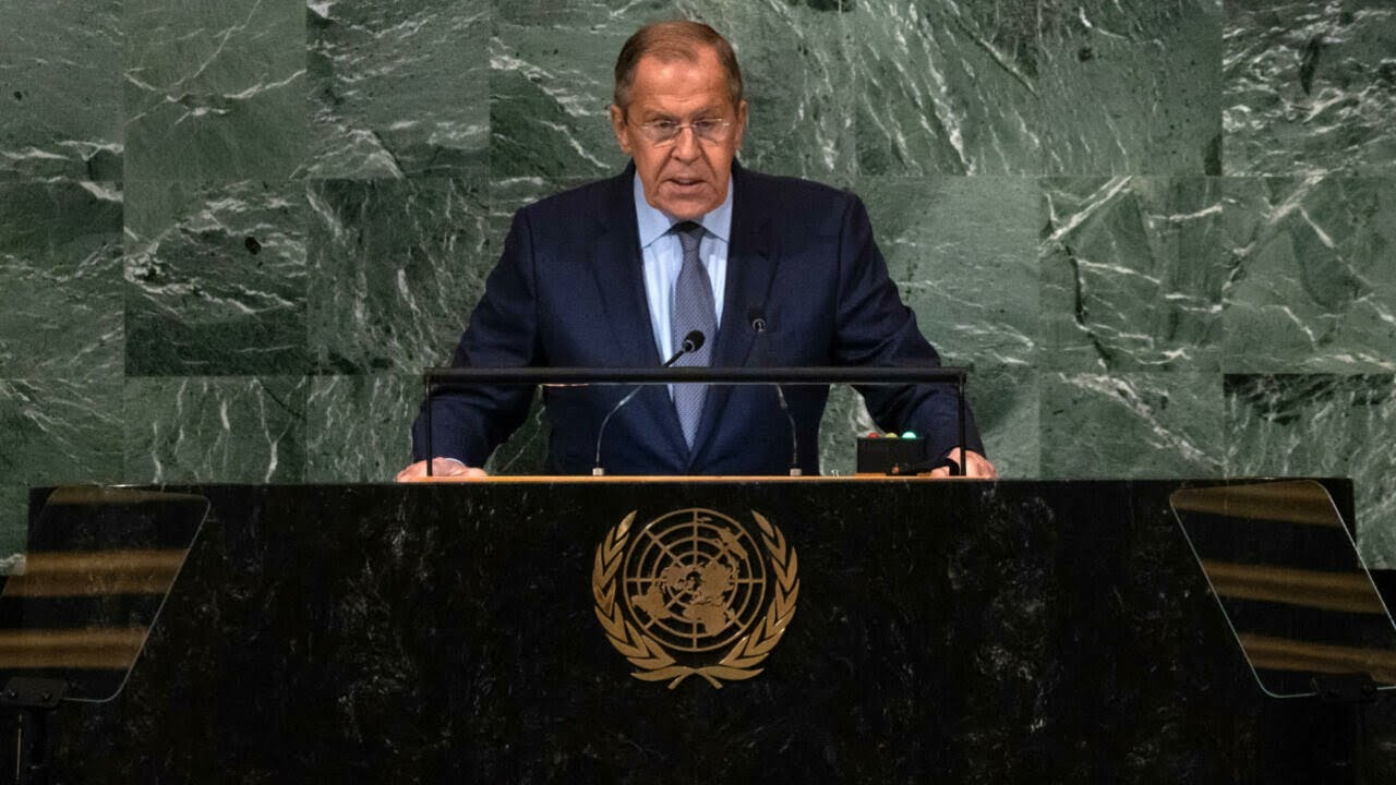 Ante la ONU, Serguéi Lavrov acusa a Occidente de una 