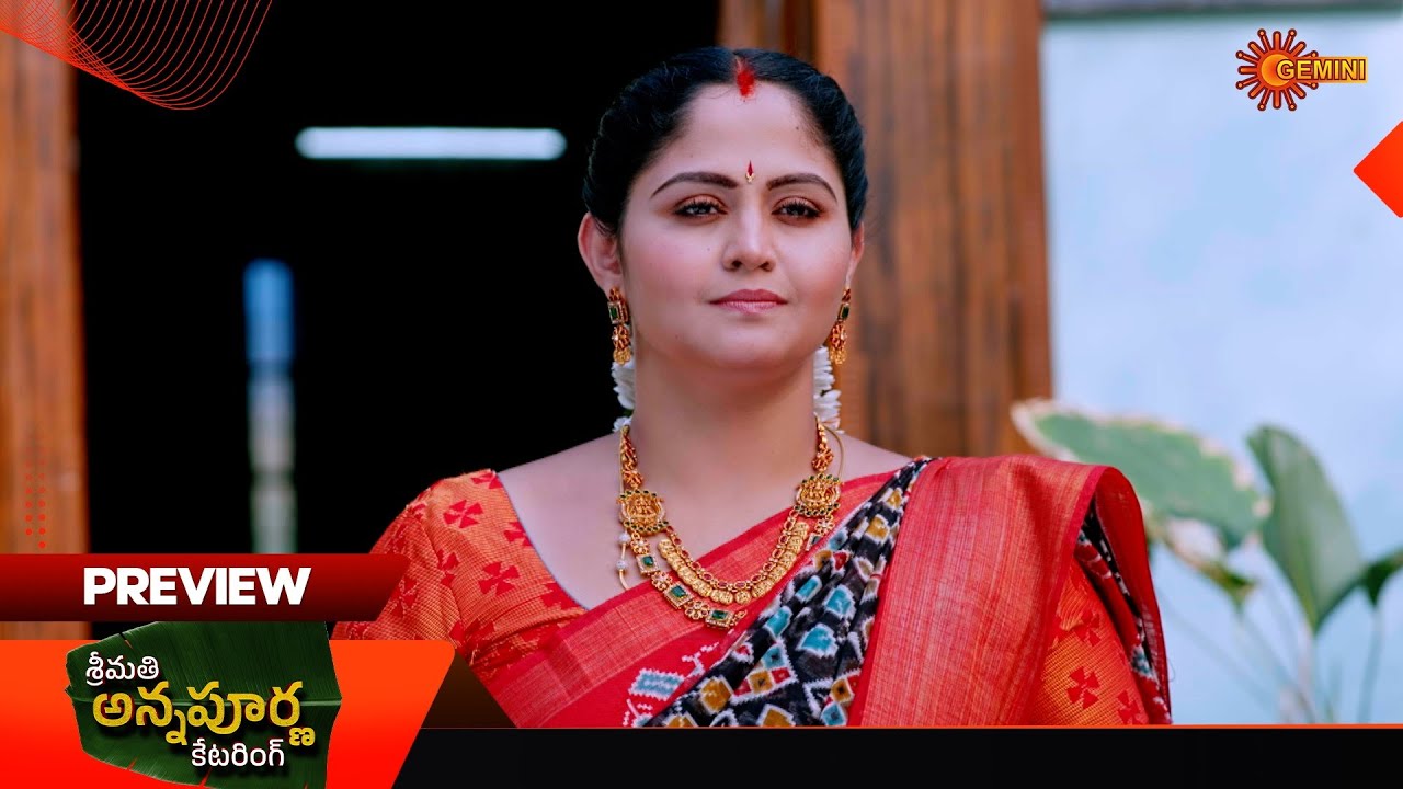Srimati Annapurna Catering - Preview of the day | Watch full EP Sun NXT | 14 Mar 2026 | Gemini TV