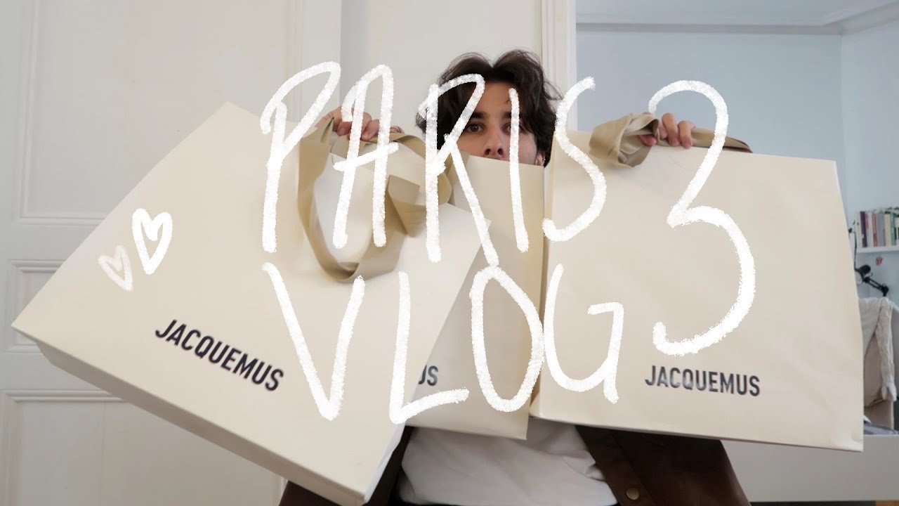 paris vlog 03 ... Jacquemus store opening, Bob artichaut unboxing & a dior show... a vibe.