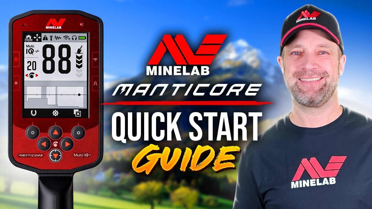 Minelab Manticore QUICK START Field Guide - Metal Detecting 