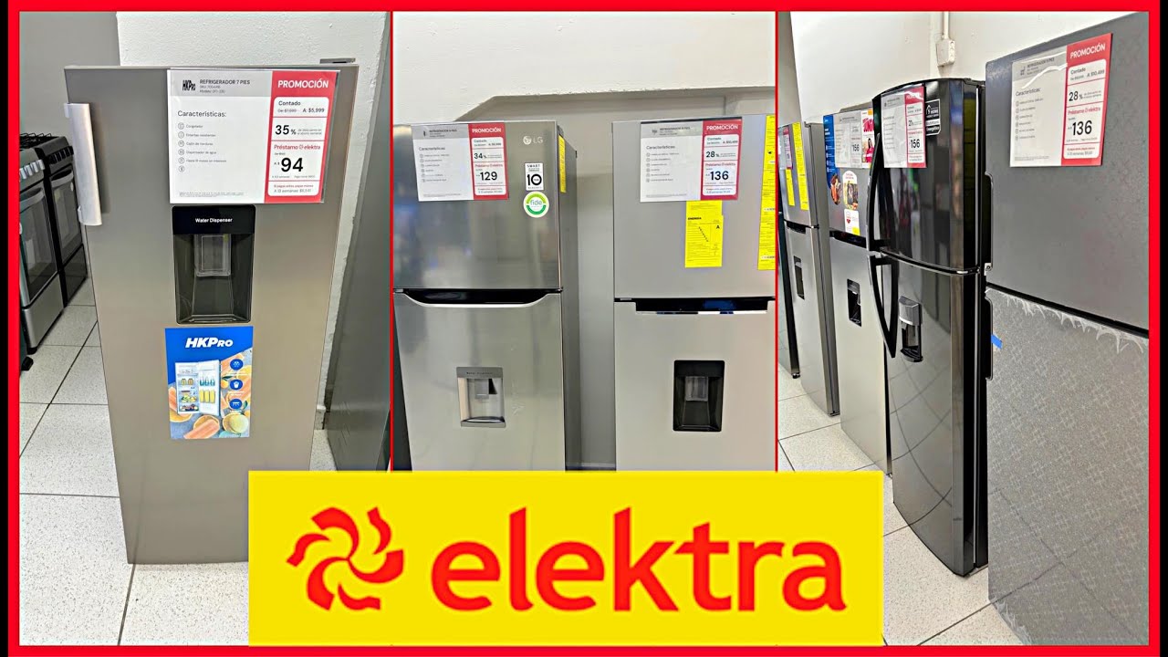REFRIGERADORES EN ELEKTRA 🔥❤️ RECORRIDO 👍