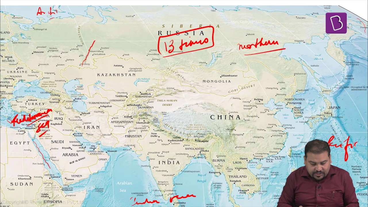 Geography Through Maps - Part 6/7 (Asia)