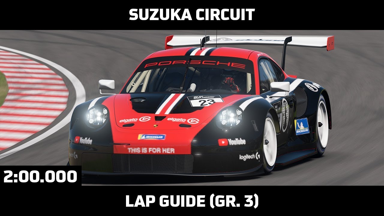 Gran Turismo Sport - Daily Race Lap Guide - Suzuka Circuit (Porsche 911 RSR Gr. 3)