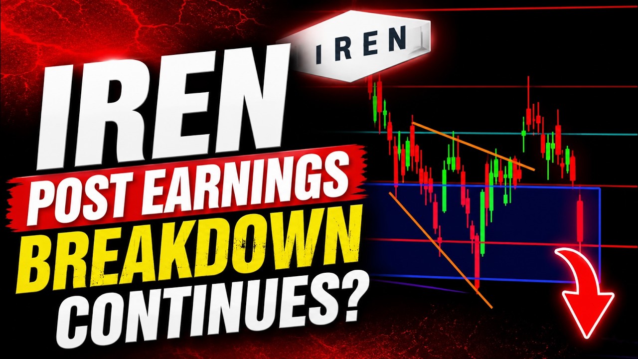 Продолжится ли обвал акций IREN после отчета? | Анализ акций IREN