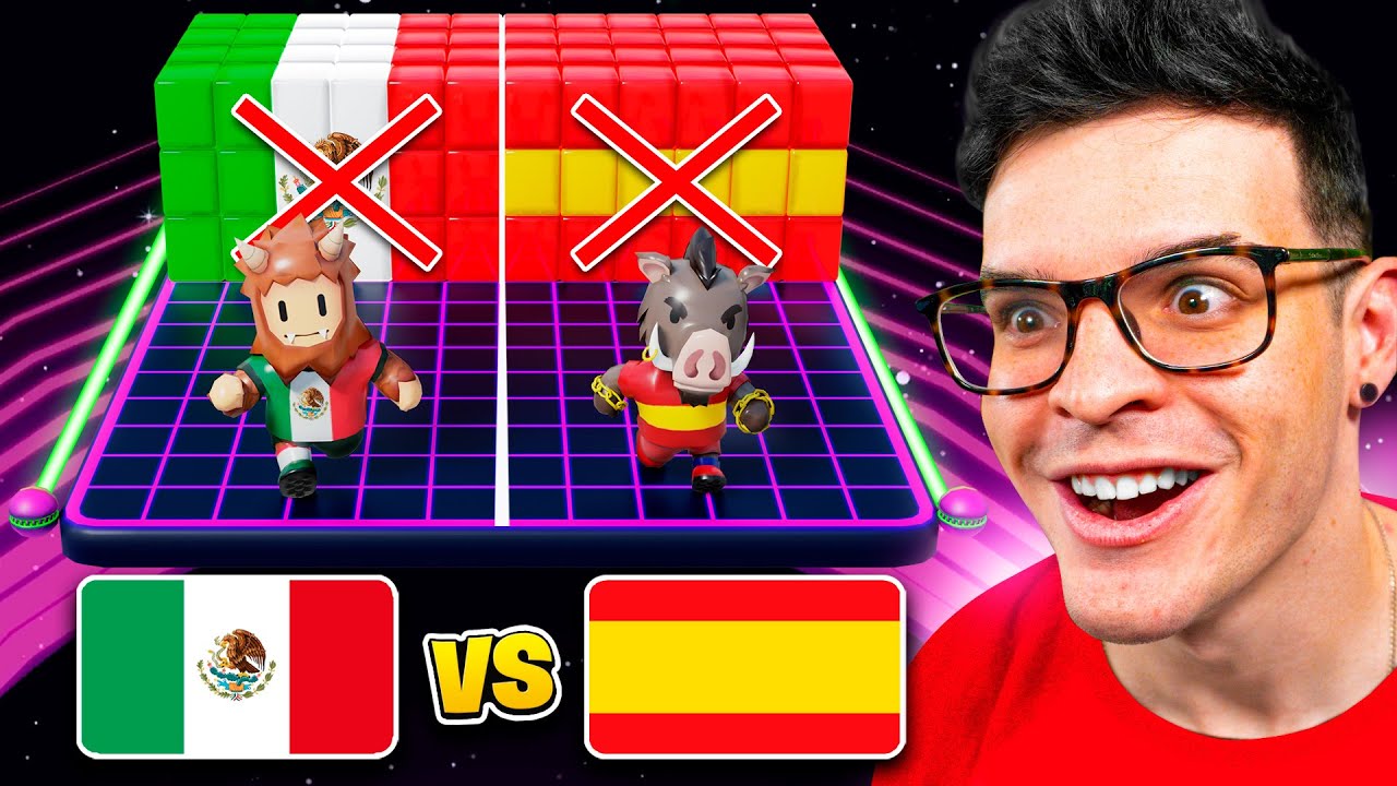 MÉXICO vs ESPAÑA | PROHIBIDO TOCAR EL COLOR DE LAS BANDERAS!