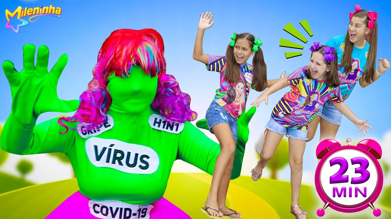 REGRAS DE CONDUTA e outras Histórias Divertidas com a Mileninha | Compilado Engraçado para Crianças