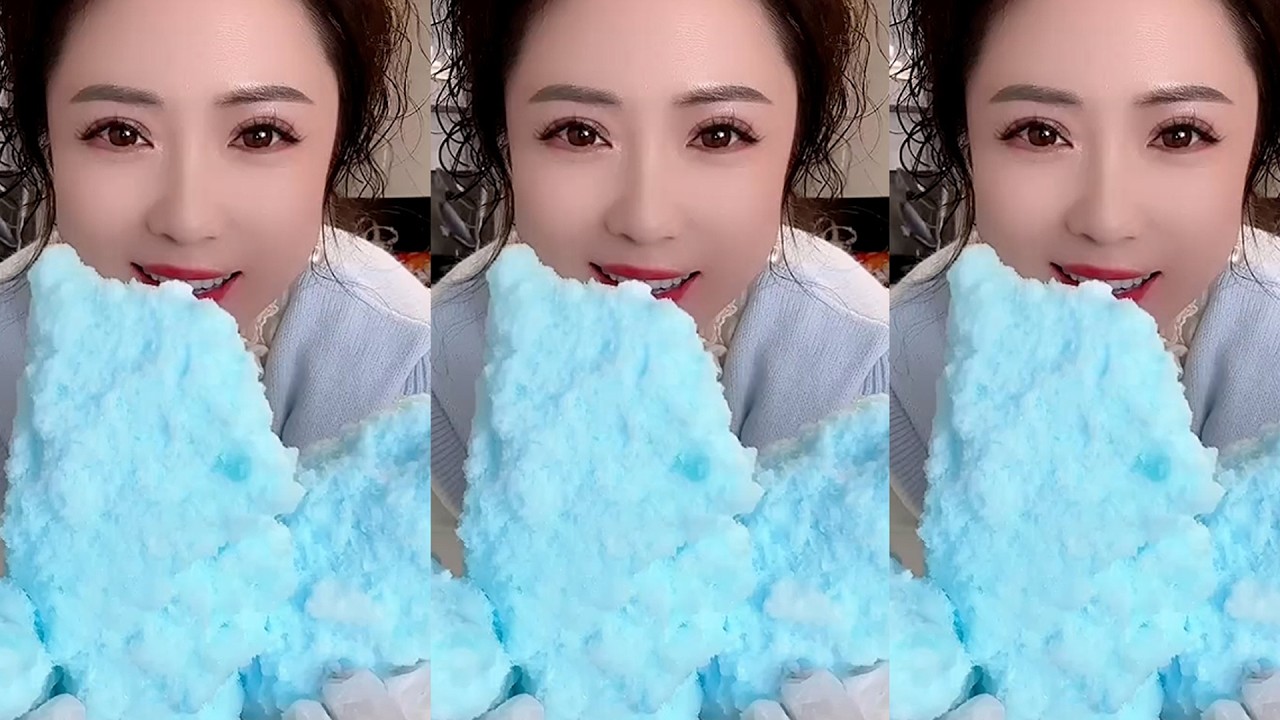 Ajing / ASMR MUKBANG ICE EATING SOUNDS FROM THE FROZEN WATER