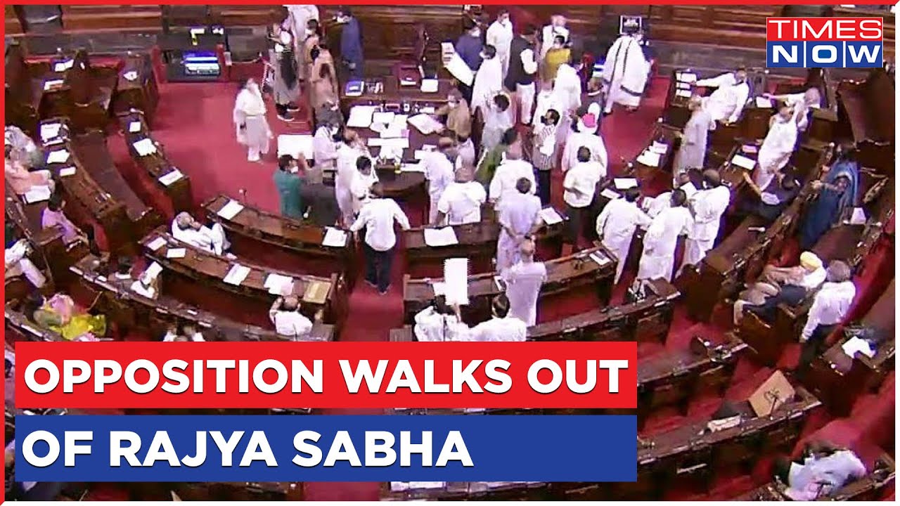 Opposition Walks Out Of Rajya Sabha After Chairman Refuses Discussion Over Manipur Violence